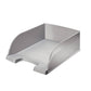 Vaschetta portacorrispondenza impilabile Leitz PLUS JUMBO in polistirolo A4 grigio metallizzato - 52330084