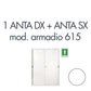 Set 1 porta sx+ 1 porta dx per armadio Tecnical 2 615 bianco 805141163045