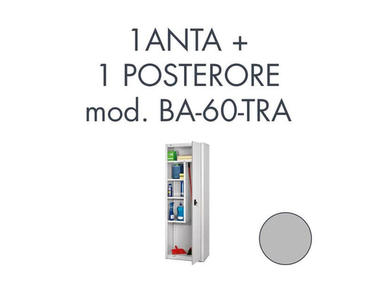 Set 1 porta + 1 posteriore per armadio Tecnical 2 BA-60-TRA grigio - 805141163078
