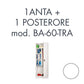 Set 1 porta + 1 posteriore per armadio Tecnical 2 BA-60-TRA bianco - 805141163077