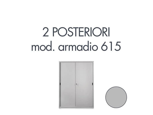Set 2 posteriori per armadio Tecnical 2 615 grigio 805141163048
