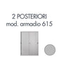 Set 2 posteriori per armadio Tecnical 2 615 grigio 805141163048