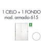Set 1 cielo + 1 fondo per armadio Tecnical 2 615 bianco 805141163043