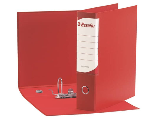 Registratore con custodia Esselte G95 BUSINESS protocollo Dorso 8 cm cartone plastificato rosso - 390795160
