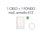 Set 1 cielo + 1 fondo per armadio Tecnical 2 612 bianco 805141163035