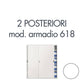 Set 2 posteriori per armadio Tecnical 2 618 bianco 805141163057