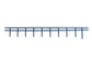 Pettini per rilegatura GBC SureBind 25 mm A4 blu - fino a 250 fogli conf. da 100 - 1132845