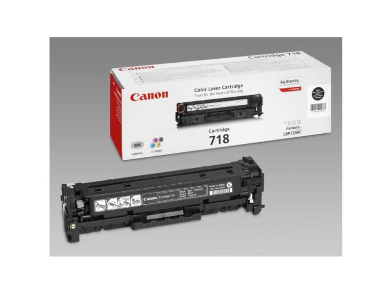 Toner CRG 718 BK 2P Canon nero  Conf. 2 - 2662B005