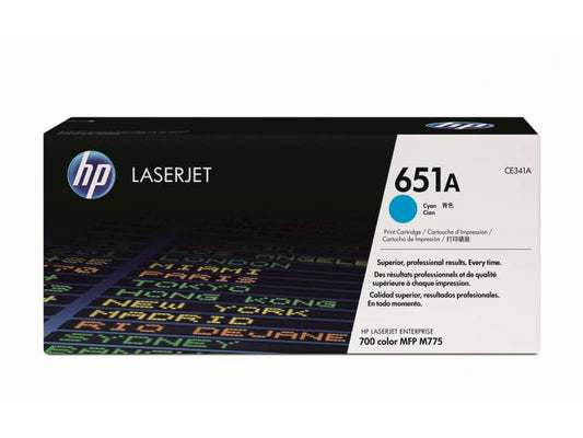 Toner 651A HP ciano standard CE341A