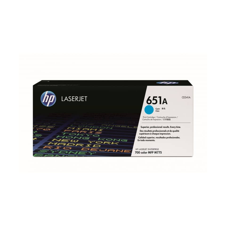Toner 651A HP ciano standard CE341A