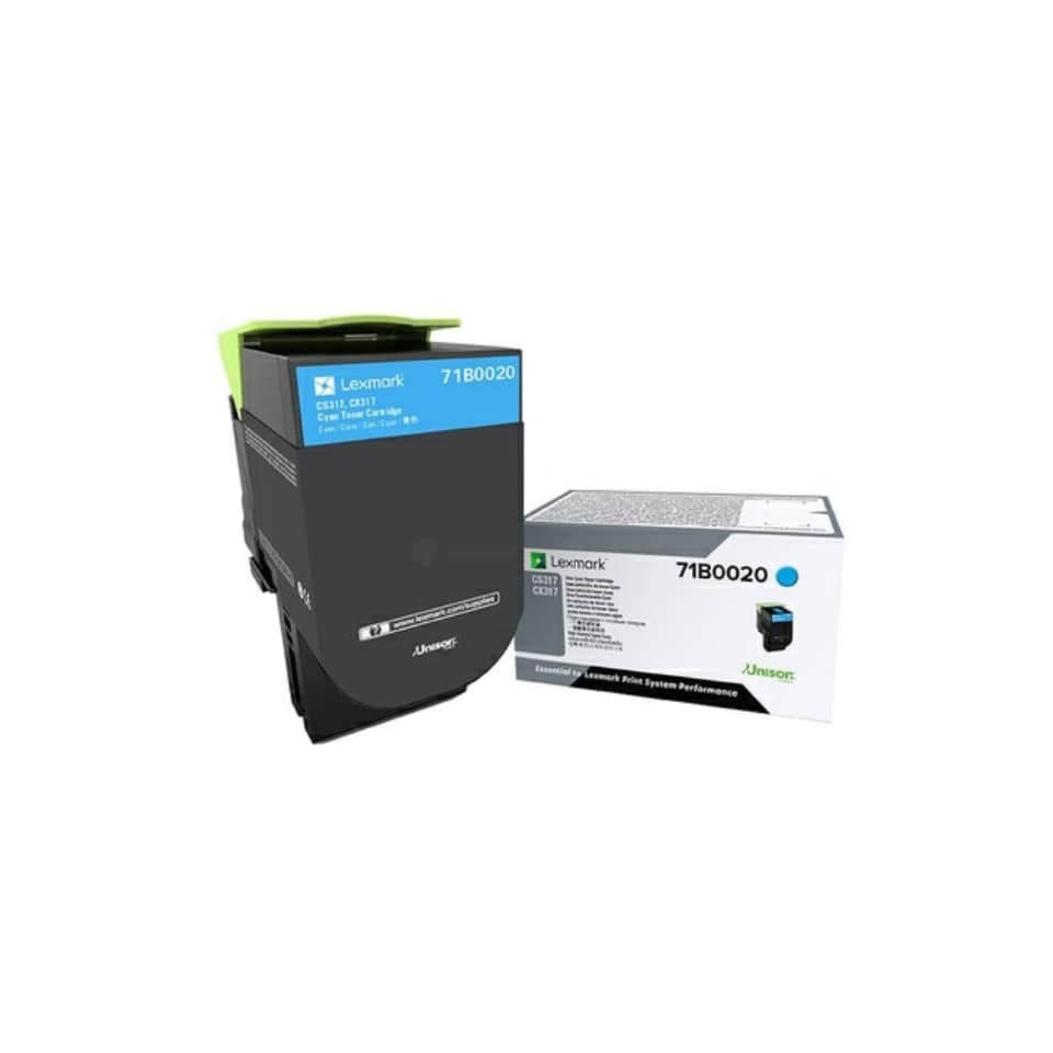 Toner return program 456C Lexmark ciano  71B20C0