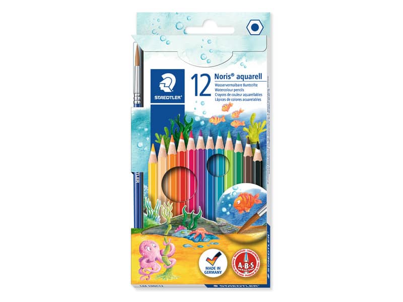 Matite colorate Staedtler Noris Club Aquarell 144 10 assortiti confezione da 12 pezzi - 144 10NC12