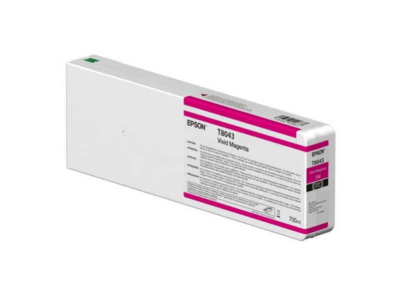Cartuccia inkjet alta capacità T8043 Epson magenta vivido C13T804300