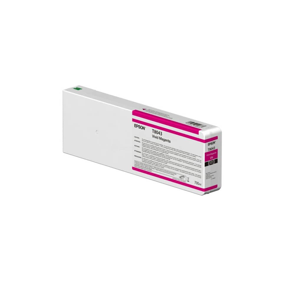 Cartuccia inkjet alta capacità T8043 Epson magenta vivido C13T804300