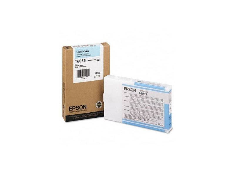 Cartuccia inkjet ink pigmentato T6055 Epson ciano chiaro C13T605500