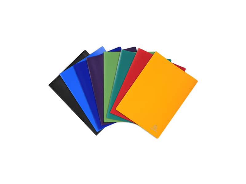 Portalistini Exacompta LINEA OPACO 8 colori assortiti ppl A4 40 buste 8540E