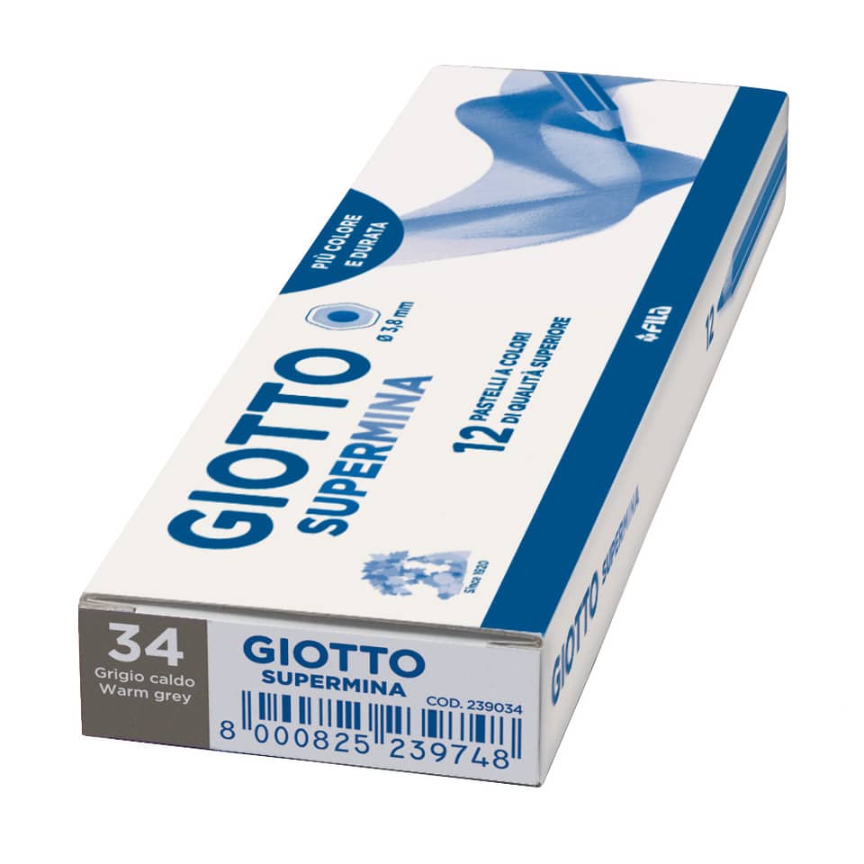 Matita colorata GIOTTO Supermina grigio caldo 23903400