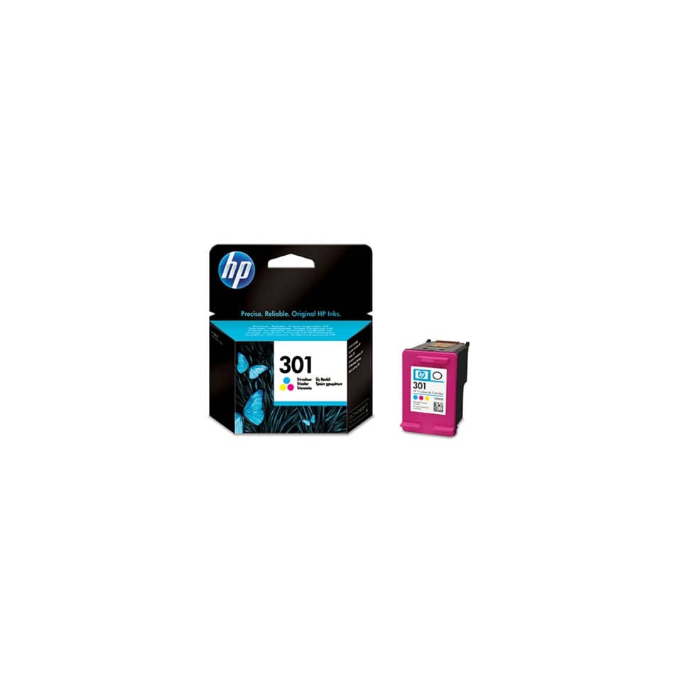 Cartuccia inkjet blister 301 HP ciano+magenta+giallo CH562EE