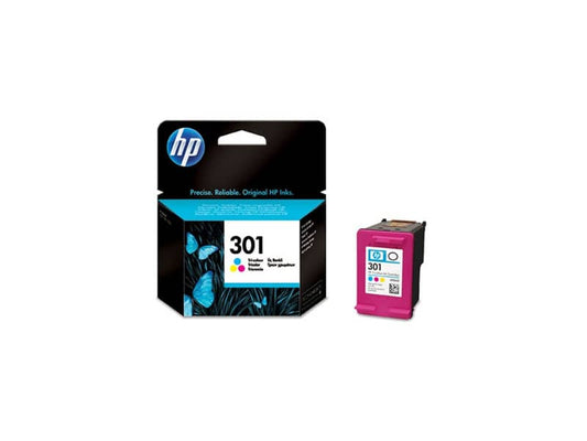 Cartuccia inkjet blister 301 HP ciano+magenta+giallo CH562EE
