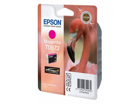 Cartuccia inkjet ink pigmentato blister RS+RF T0873 Epson magenta C13T08734020