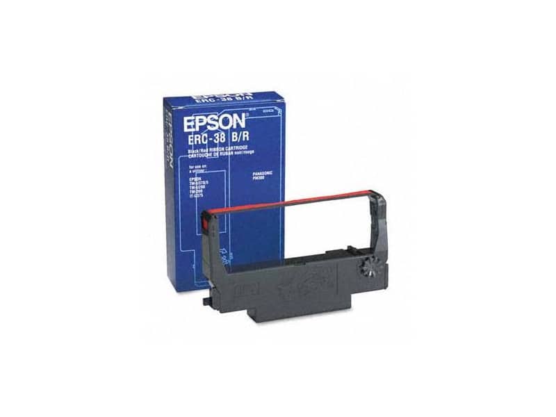 Nastro ERC-38BR Epson nero-rosso  C43S015376