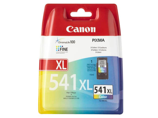 Cartuccia inkjet alta capacità ink pigmentato blister security CL-541 XL Canon colore - 5226B004