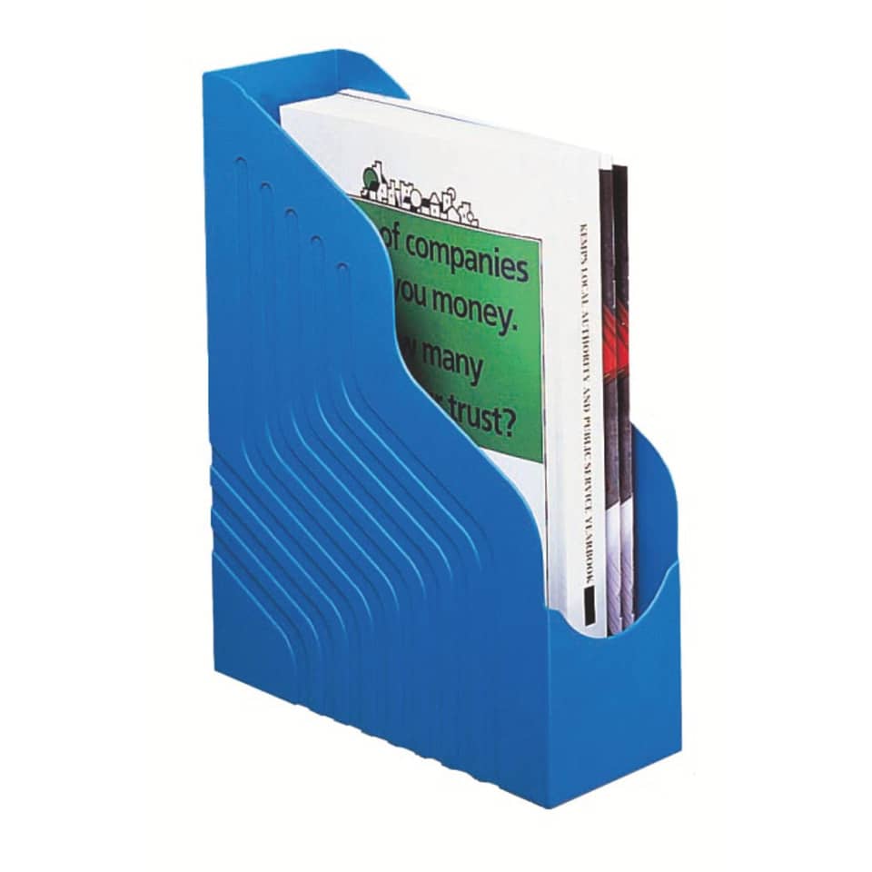 Portariviste King Mec Magazine Rack Jumbo - dorso 10 cm blu 49104