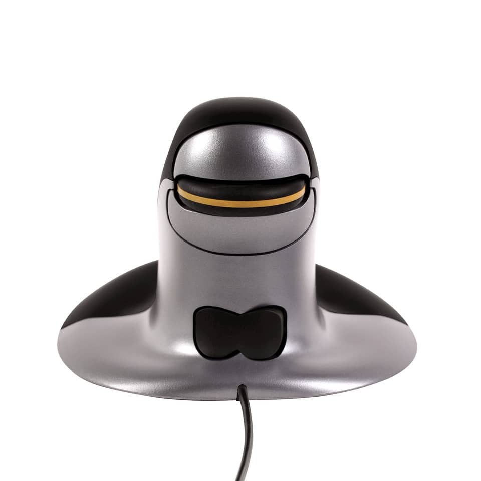 Mouse verticale FELLOWES Penguin® grande con filo grigio/nero 9894401