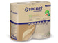 Carta igienica Lucart EcoNatural 4 2 veli 4 rotoli da 400 strappi - 811927