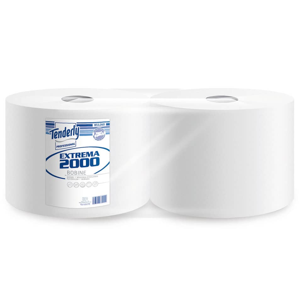 Bobina multiuso Tenderly Extreme 2000 - 700 m 2 veli 2 rotoli da 2000 strappi - 851260U