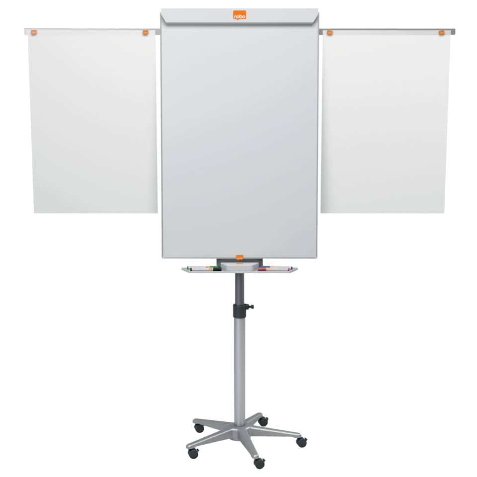 Portablocco magnetico a cavalletto Nobo Classic mobile con bracci estensibili 70x190 cm - 1901920