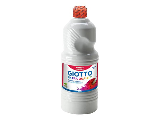 Tempera a base d'acqua GIOTTO Extra Quality flacone 1 lt bianco 533401