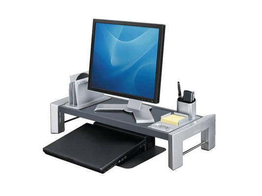 Workstation per schermo piatto FELLOWES Professional Series 23,5 x 65,72 x 29,21 cm grigio/nero - 8037401