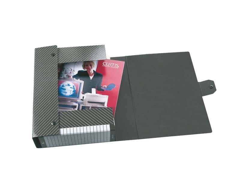 Cartelle portaprogetti Esselte C06 DELSO LINE 25x35 cm grigio dorso 6 cm 390306040