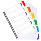 Intercalari stampati in digitale Exacompta multicolori rinforzati Protect'o cartoncino A4 160g/mq 6 tasti