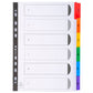 Intercalari stampati in digitale Exacompta multicolori rinforzati Protect'o cartoncino A4 160g/mq 6 tasti