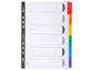 Intercalari stampati in digitale Exacompta multicolori rinforzati Protect'o cartoncino A4 160g/mq 6 tasti