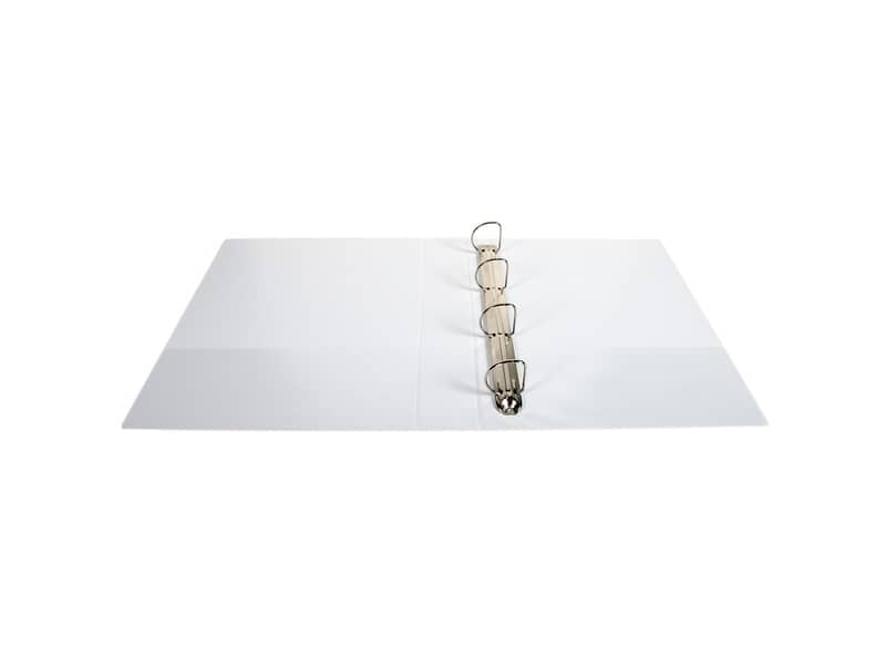 Raccoglitore personalizzabile Exacompta A4 maxi Kreacover® bianco 4 anelli a D 50 mm - 51944E