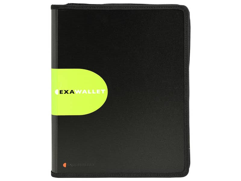 Cartella per conferenze Exacompta EXAWALLET con calcolatrice EXACTIVE A4 nero - 55534E