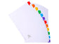 Intercalari stampati in digitale Exacompta Protect'o cartoncino A4 160g/mq 12 tasti da 1 a 12 - 1112E