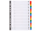 Intercalari stampati in digitale Exacompta Protect'o cartoncino A4 160g/mq 20 tasti AZ - 1111E