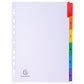 Intercalari stampati in digitale Exacompta multicolori rinforzati Protect'o cartoncino A4 160g/mq 6 tasti