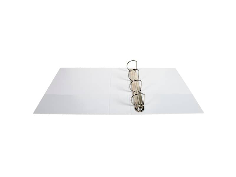 Raccoglitore personalizzabile Exacompta A4 maxi Kreacover® bianco 4 anelli a D 60 mm - 51945E