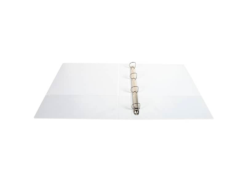 Raccoglitore personalizzabile Exacompta A4 maxi Kreacover® 4 anelli a D bianco 30 mm - 51942E