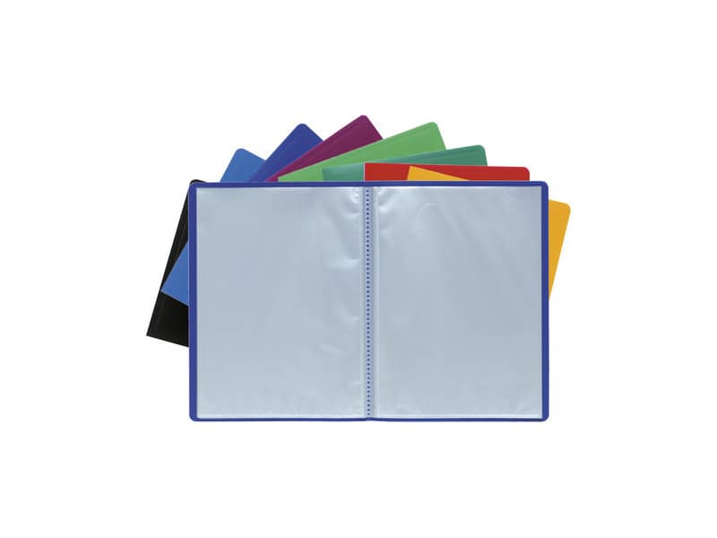 Portalistini Exacompta LINEA OPACO 8 colori assortiti ppl A4 30 buste 8530E