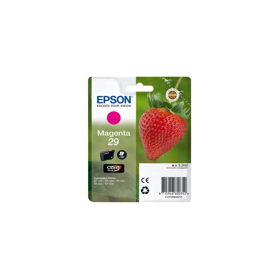 Cartuccia inkjet Fragola T29/blister RS Epson magenta C13T29834010