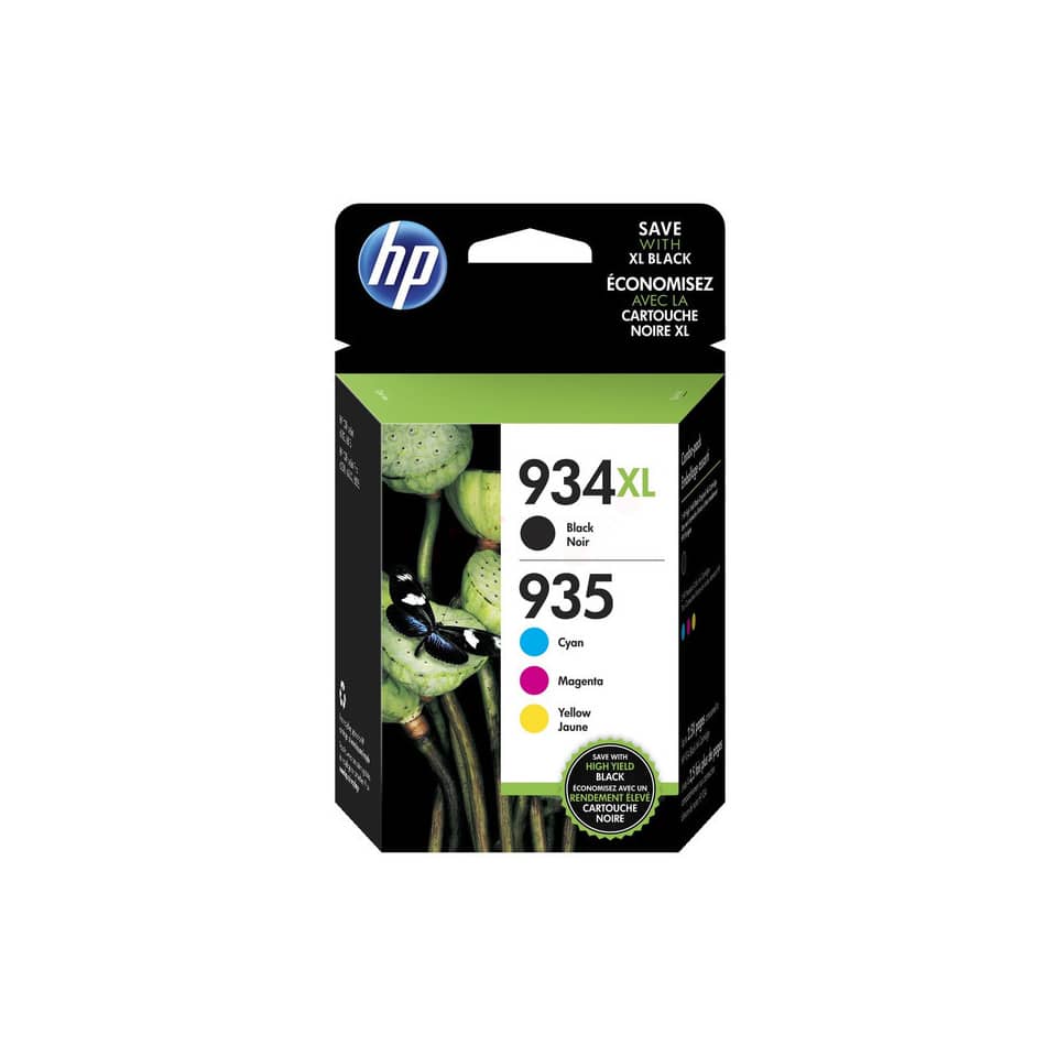 cartucce inkjet alta capacità 934XL/935XL HP nero+ciano+magenta+giallo Conf. 4 - X4E14AE
