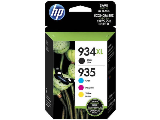 cartucce inkjet alta capacità 934XL/935XL HP nero+ciano+magenta+giallo Conf. 4 - X4E14AE
