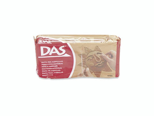 Pasta per modellare DAS panetto 1/2 kg terracotta 387100