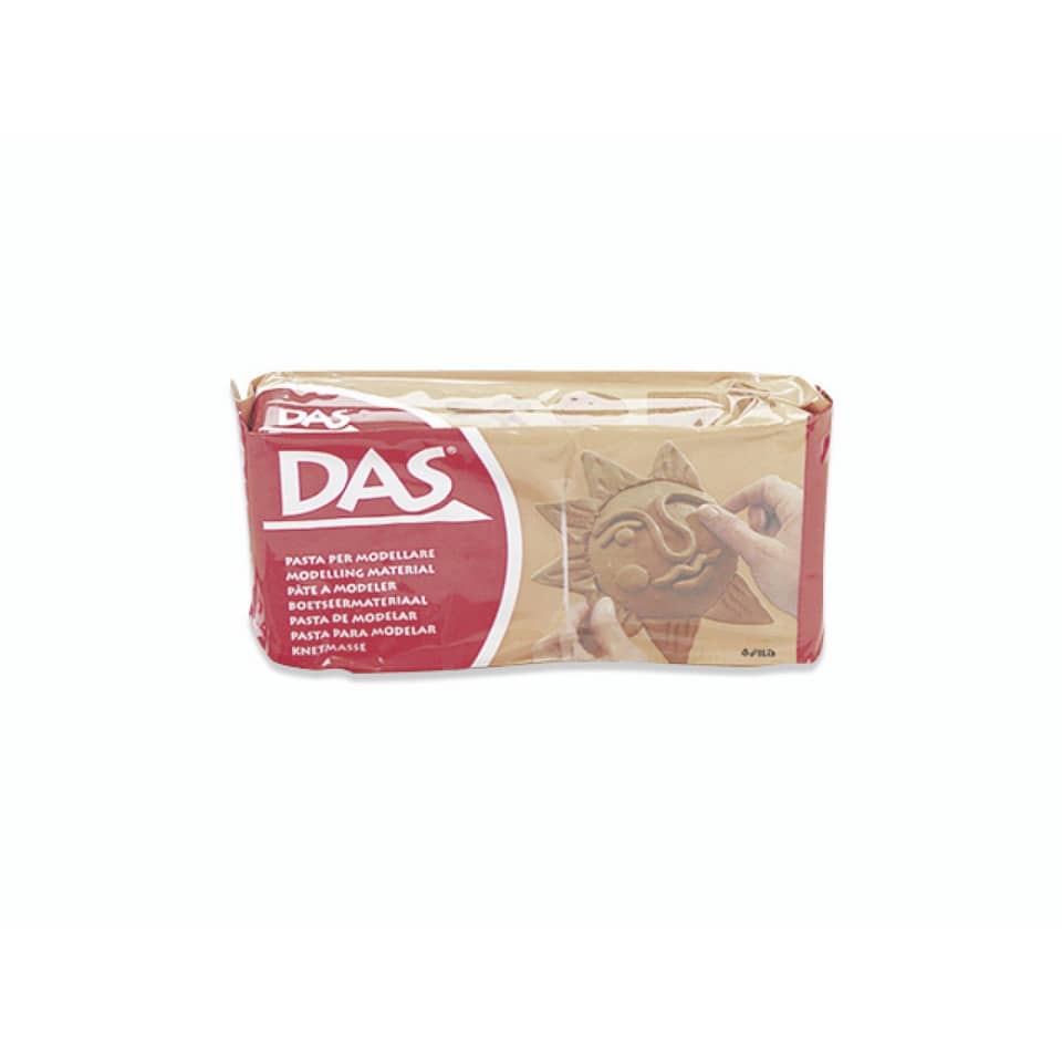 Pasta per modellare DAS panetto 1/2 kg terracotta 387100